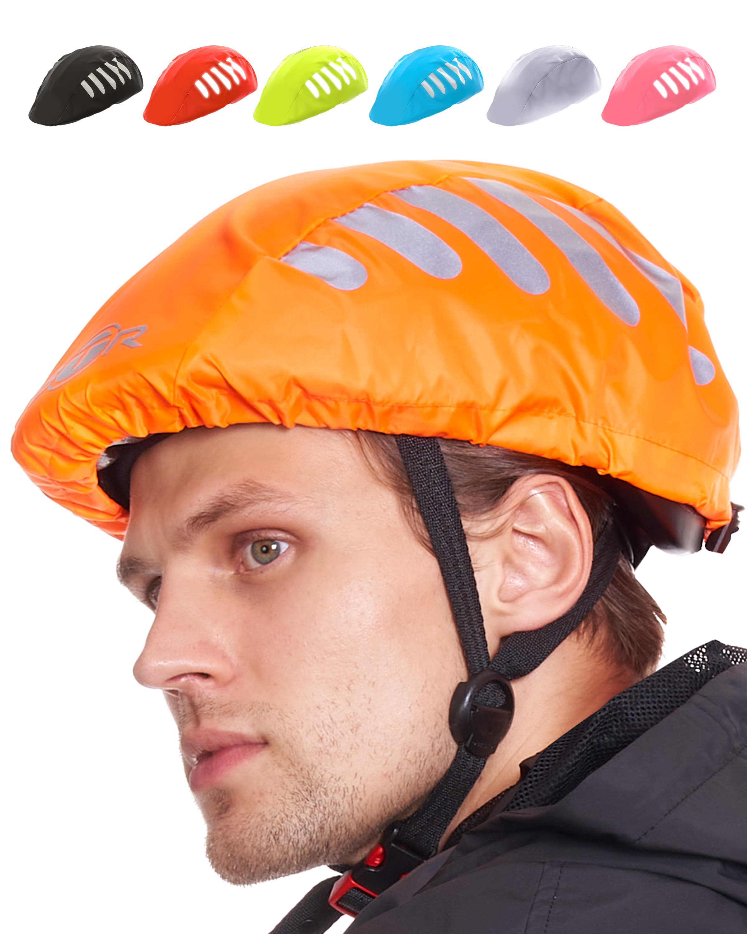 BTR helmet cover in Orange