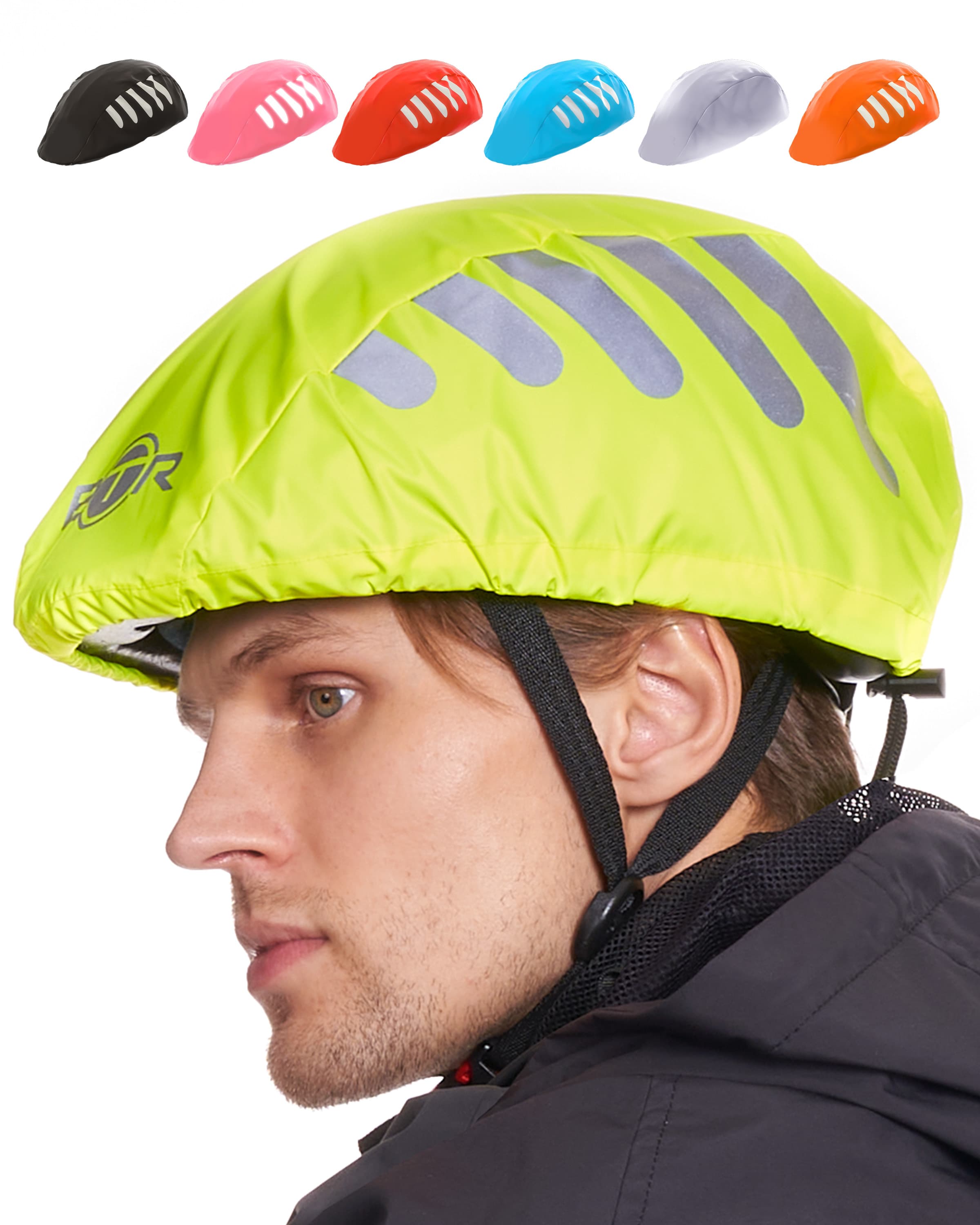 BTR helmet cover in Yellow